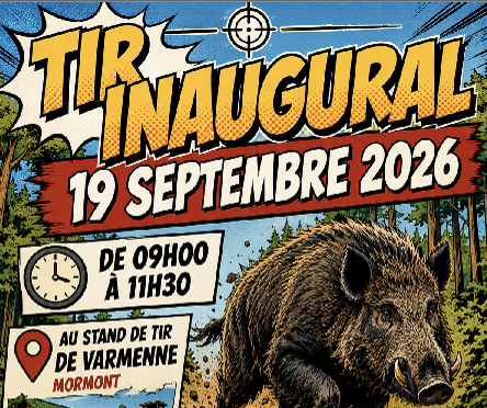 Tir inaugural 19 septembre 2026